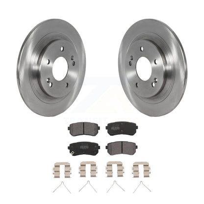 Kit de rotors de frein à disque arrière et plaquettes semi-métalliques pour Hyundai Kona Kia Seltos