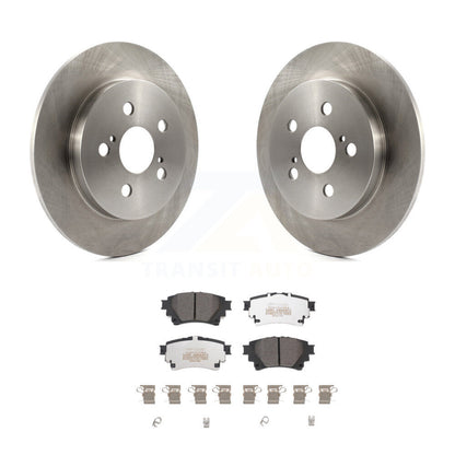 Kit de disques de frein à disque arrière et plaquettes semi-métalliques pour Toyota Corolla 2019 1,8 L