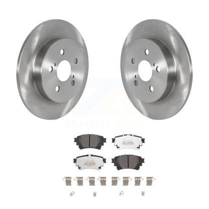 Kit de disques de frein à disque arrière et plaquettes semi-métalliques pour Toyota Corolla K8F-103634