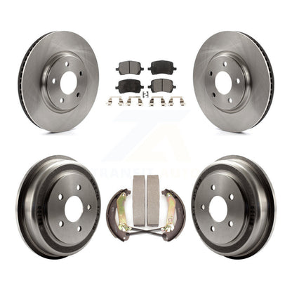 Rotors de frein à disque avant et arrière, Kit de tampons et de tambour semi-métalliques pour Chevrolet Malib