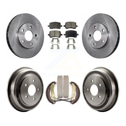 Rotors de frein à disque avant et arrière, Kit de tampons et de tambour semi-métalliques pour Chevrolet Malib
