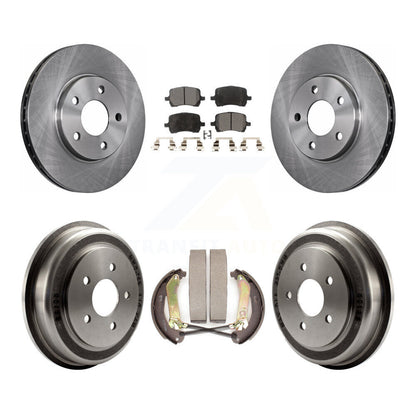 Rotors de frein à disque avant et arrière, Kit de tampons et de tambour semi-métalliques pour Chevrolet Malib