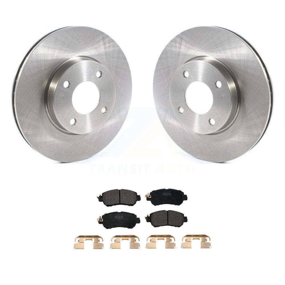 Kit de disques de frein à disque avant et plaquettes semi-métalliques pour Nissan kick Versa