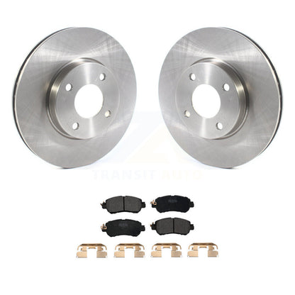 Kit de disques de frein à disque avant et plaquettes semi-métalliques pour Nissan kick Versa