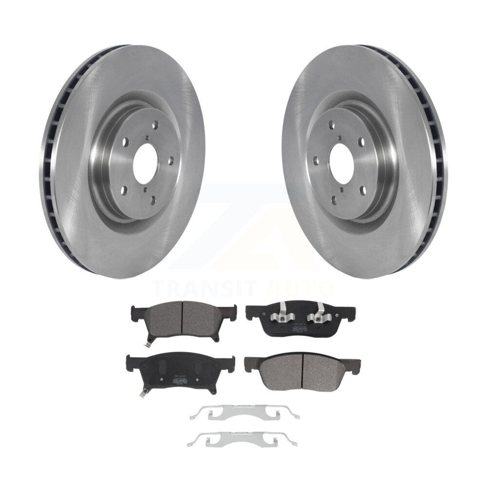 Kit de disques de frein à disque avant et de plaquettes semi-métalliques pour Subaru Ascent 2019-2024