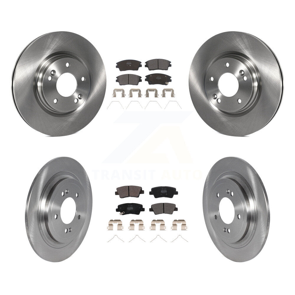 Kit de rotor de frein avant et arrière et plaquettes semi-métalliques pour Kia Sportage Hyundai Tucso