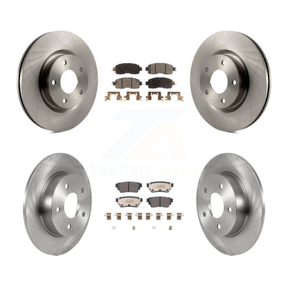 Kit de disques de frein à disque avant et arrière et plaquettes semi-métalliques pour Nissan Altima