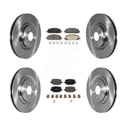 Kit de rotor de frein avant et arrière et plaquettes semi-métalliques pour Lincoln Aviator Ford Polic