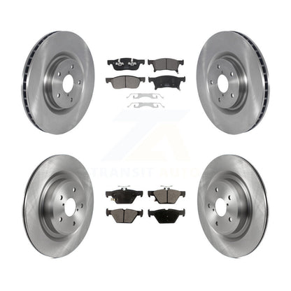 Rotors de frein à disque avant et arrière et kit de plaquettes semi-métalliques pour Subaru Ascen 2019-2024