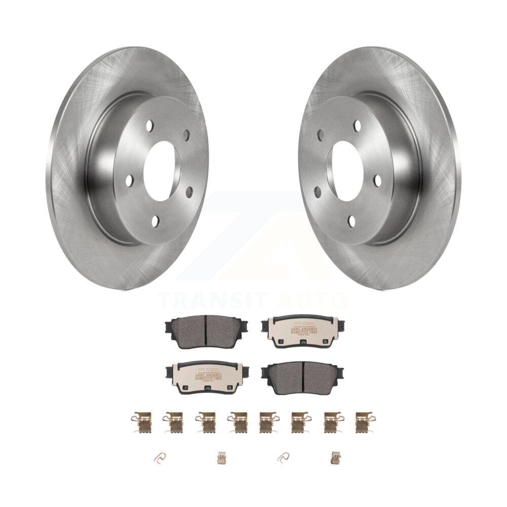 Kit de disques de frein à disque arrière et plaquettes semi-métalliques pour Nissan kick Altima