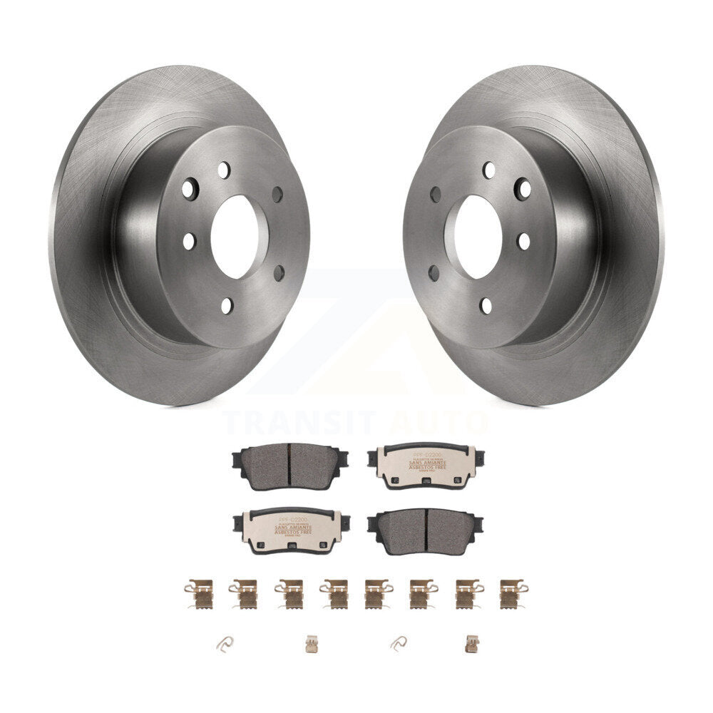 Rotors de frein à disque arrière et kit de plaquettes semi-métalliques pour Nissan Altima AW 2019-2020