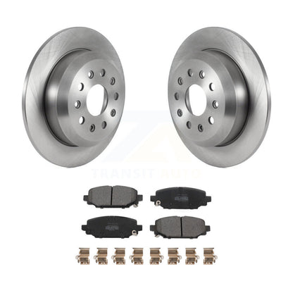 Rotors de frein à disque arrière et kit de plaquettes semi-métalliques pour Jeep Wrangler Spor 2018-2020