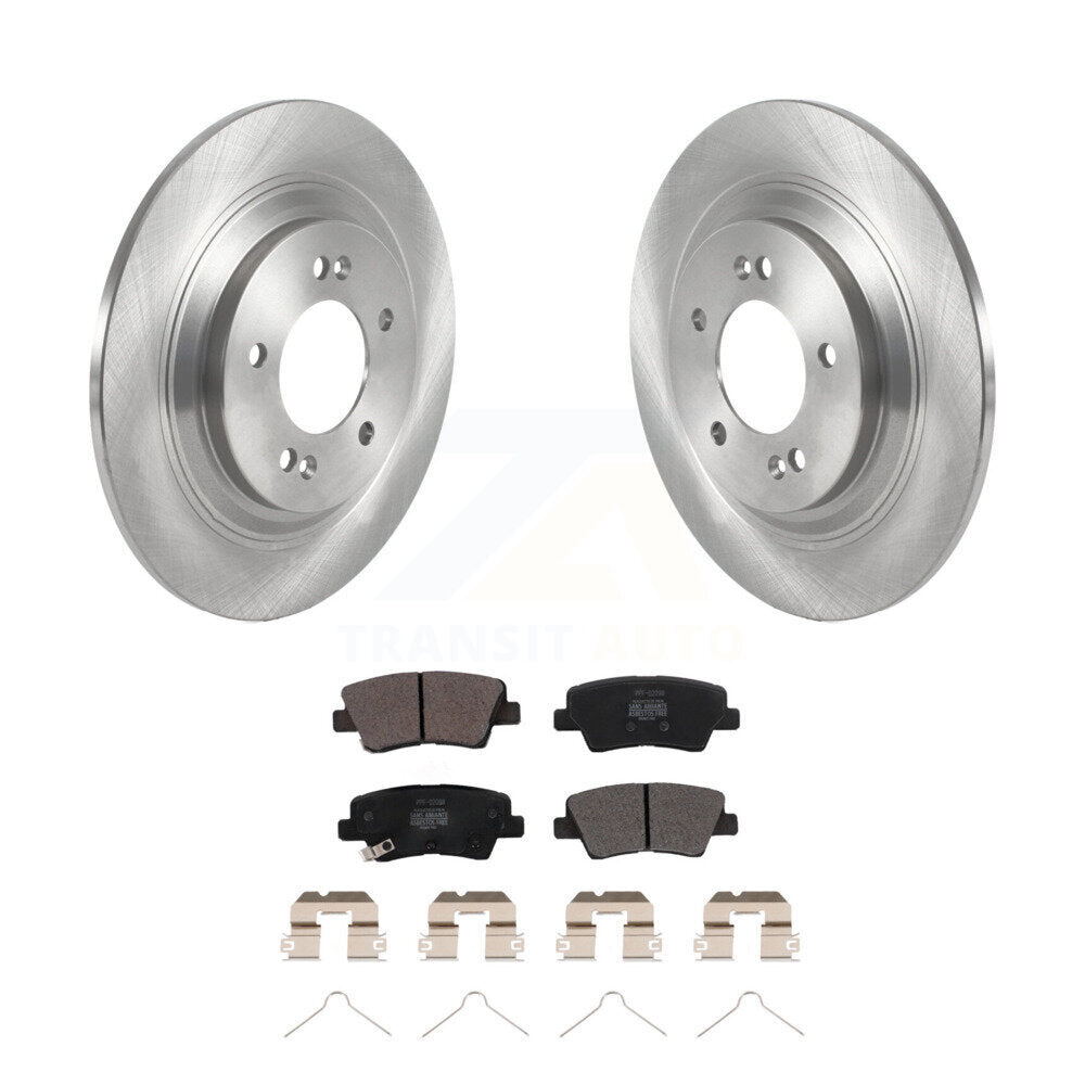 Kit de disques de frein à disque arrière et plaquettes semi-métalliques pour Kia Cadenza K8F-103675
