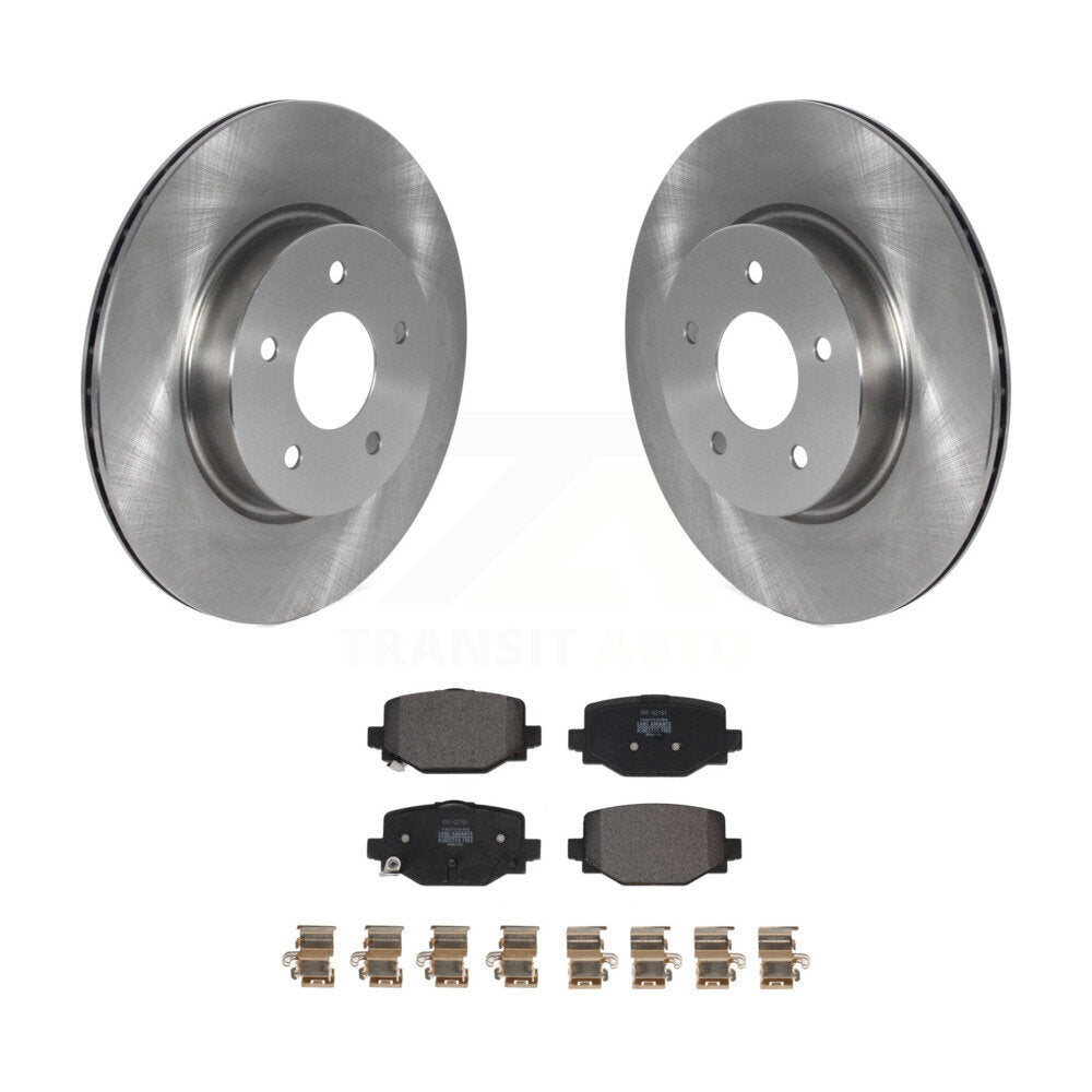 Kit de disques de frein à disque arrière et plaquettes semi-métalliques pour INFINITI QX50 QX55