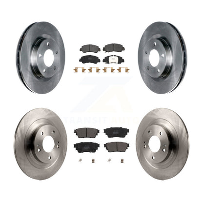 Kit de rotor de frein à disque avant et arrière et plaquettes semi-métalliques pour Mitsubishi Eclipse Cros
