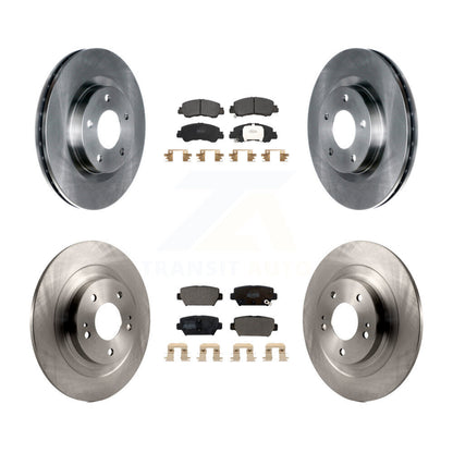 Kit de rotor de frein à disque avant et arrière et plaquettes semi-métalliques pour Mitsubishi Eclipse Cros