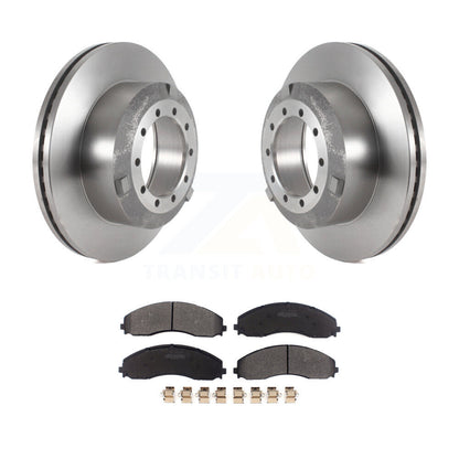 Kit de rotor de frein arrière et de plaquettes semi-métalliques pour Ford F-450 Super Duty F-550 F-60