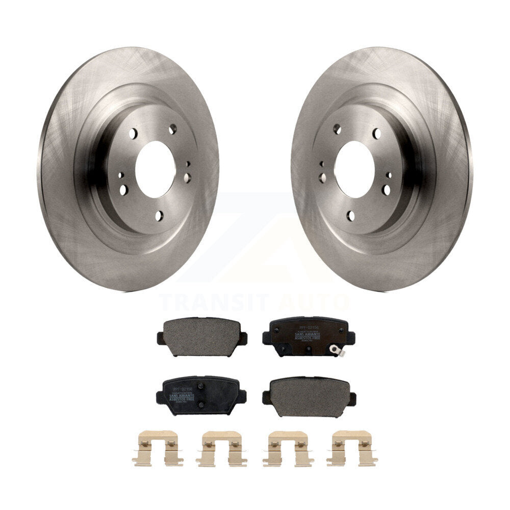 Kit de disques de frein à disque arrière et plaquettes semi-métalliques pour Mitsubishi Eclipse Cross