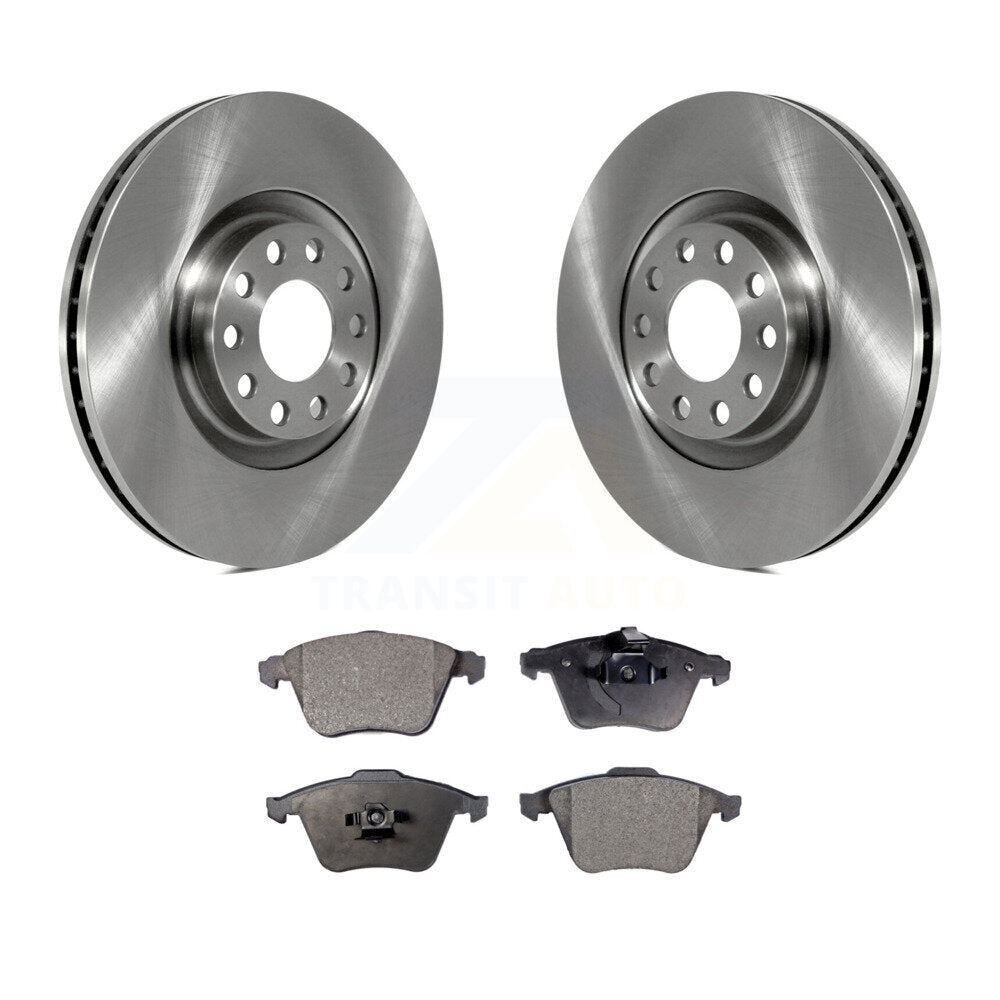 Kit de disques de frein à disque avant et plaquettes semi-métalliques pour Audi A6 Quattro