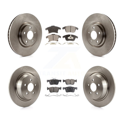 Kit de rotors de frein avant et arrière et plaquettes semi-métalliques pour Ford Police Responder Hybri