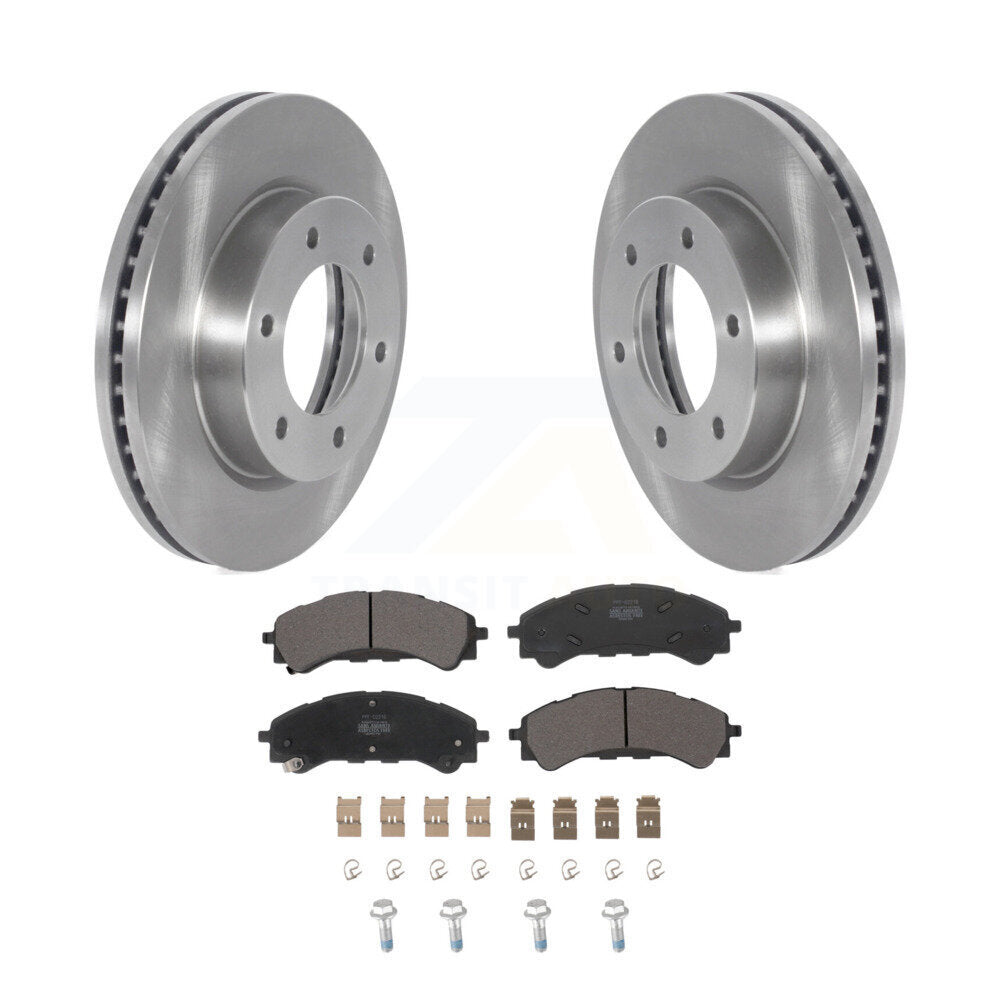 Kit de disques de frein à disque avant et plaquettes semi-métalliques pour Ford Ranger Bronco