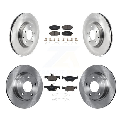 Kit de disques de frein à disque avant et arrière et plaquettes semi-métalliques pour Mazda 3 Sport AWD