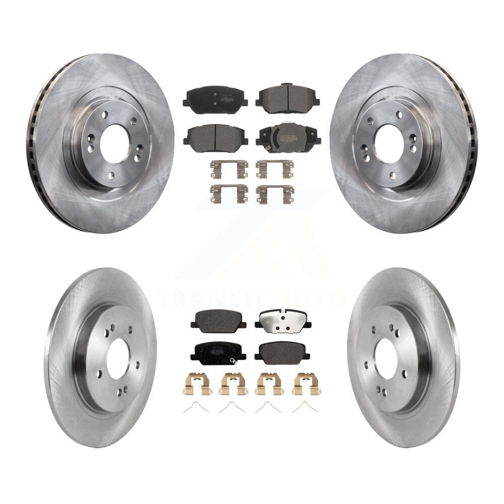 Kit de plaquettes semi-métalliques de Rotor de frein à disque avant et arrière, pour Hyundai Santa F 2019 – 2020