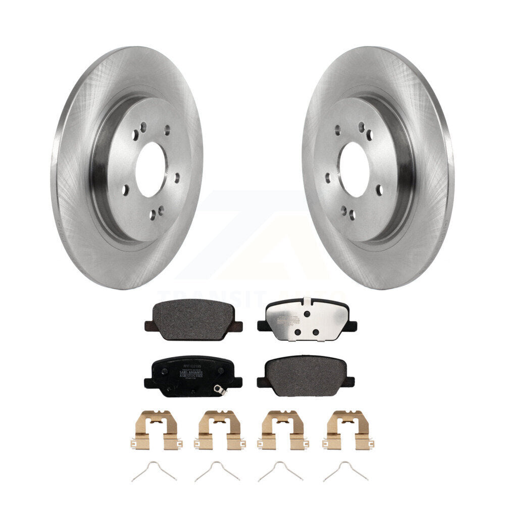 Rotors de frein à disque arrière et Kit de plaquettes semi-métalliques pour Hyundai palissade Santa Fe Ki
