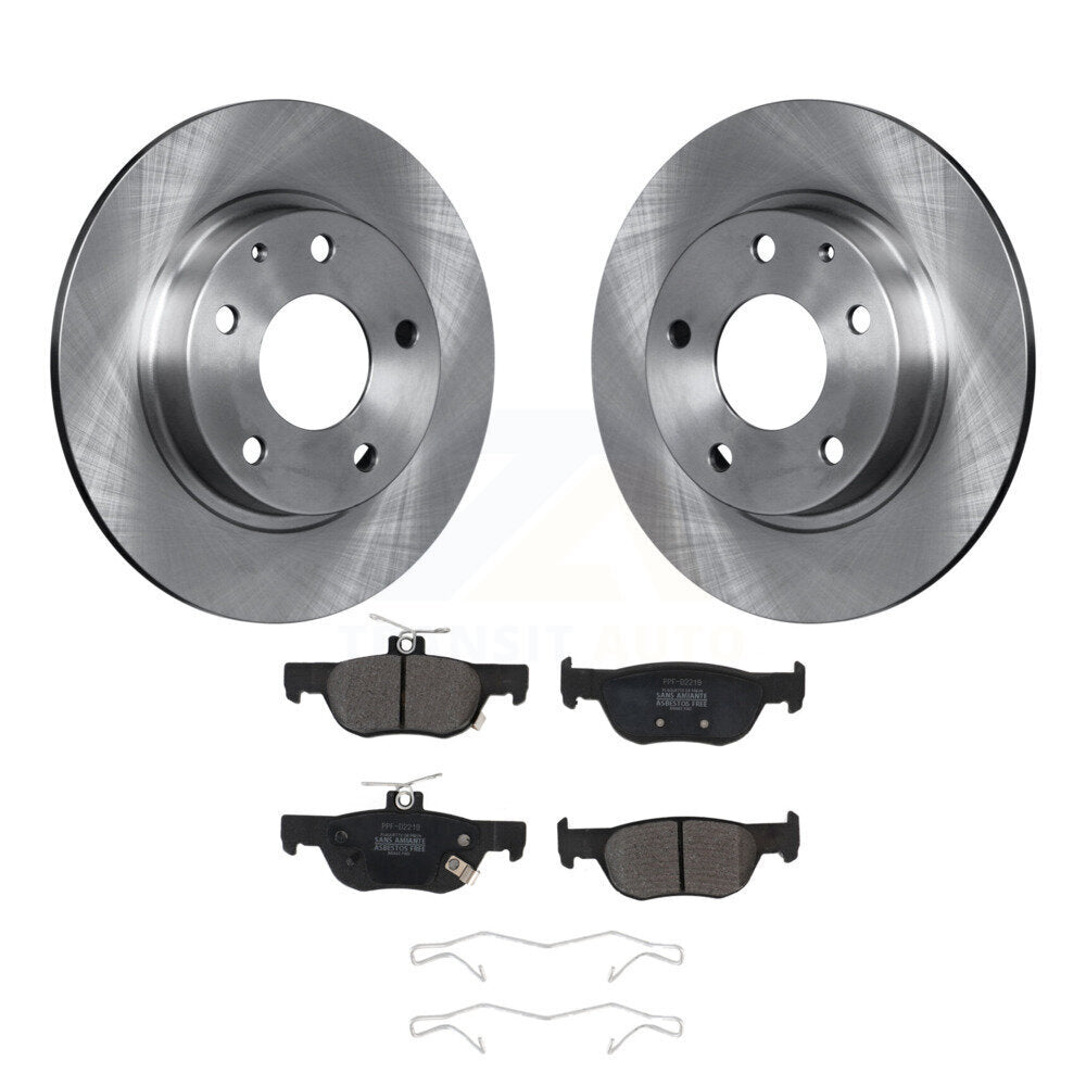 Kit de disques de frein à disque arrière et plaquettes semi-métalliques pour Mazda 3 CX-30 Sport