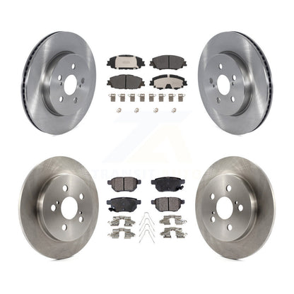 Kit de plaquettes semi-métalliques de Rotor de frein à disque avant et arrière, pour Toyota Corolla Prius Prim