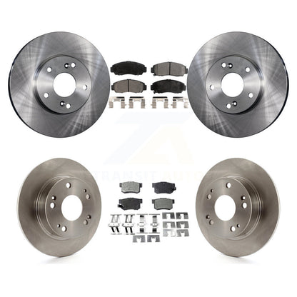Kit de rotors de frein à disque avant et arrière et plaquettes semi-métalliques pour Honda Accord