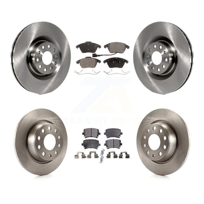 Kit de disques de frein à disque avant et arrière et plaquettes semi-métalliques pour Volkswagen CC