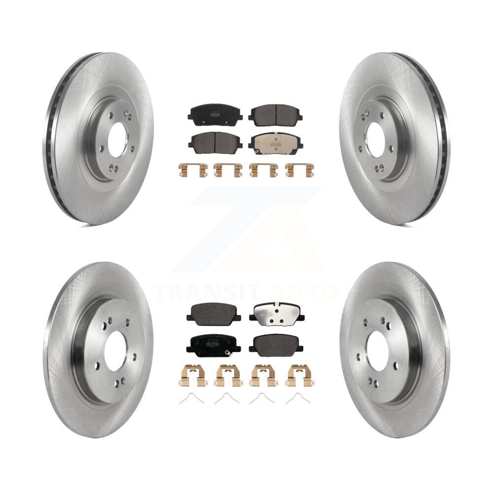 Kit de plaquettes de frein semi-métalliques pour Rotors de frein avant et arrière, pour Hyundai palissade Kia Tellurid