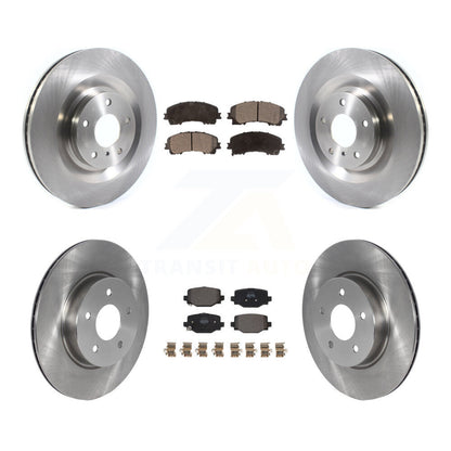 Kit de rotors de frein à disque avant et arrière et plaquettes semi-métalliques pour INFINITI QX50 QX55