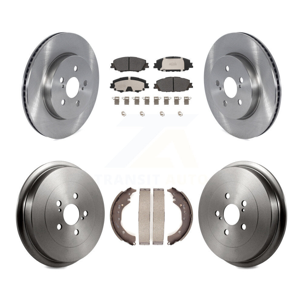 Kit de plaquettes et de tambour semi-métalliques pour Rotor de frein avant et arrière, pour Toyota Corolla 2019 2.0