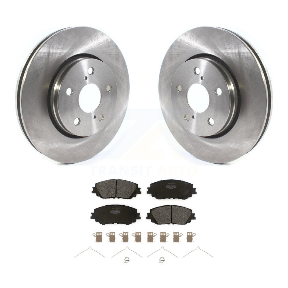 Kit de disques de frein à disque avant et plaquettes semi-métalliques pour Toyota C-HR K8F-103734