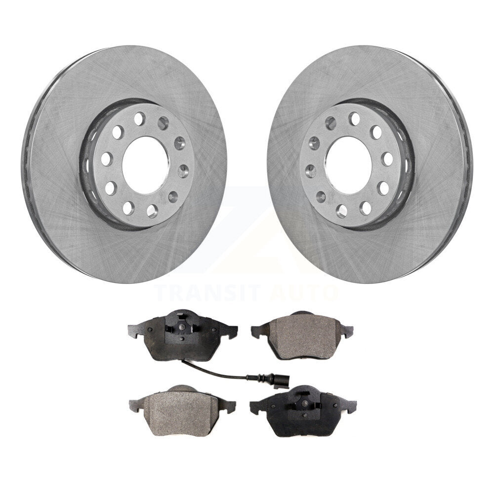Kit disques de frein à disque avant et plaquettes semi-métalliques pour Audi A6 Quattro 100