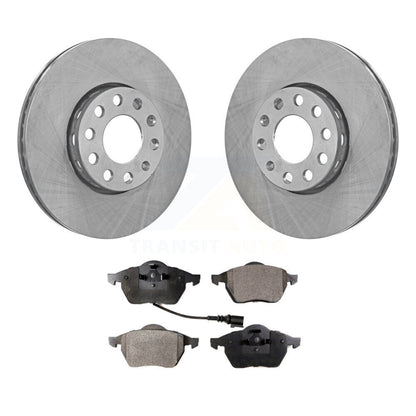 Kit disques de frein à disque avant et plaquettes semi-métalliques pour Audi A6 Quattro 100