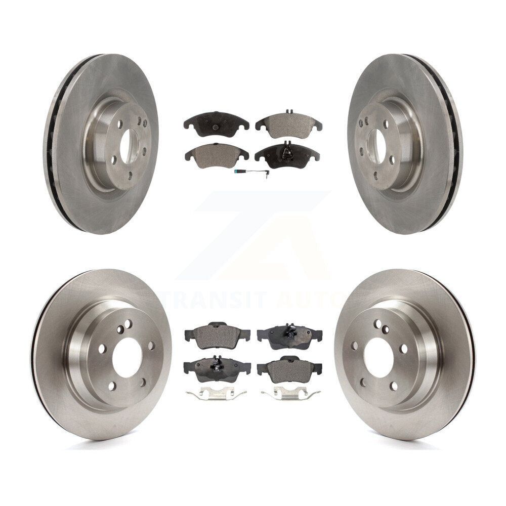 Kit de plaquettes de frein semi-métalliques pour rotors de frein avant et arrière, pour Mercedes-Benz E400 Seda 15-16