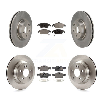 Kit de plaquettes de frein semi-métalliques pour rotors de frein avant et arrière, pour Mercedes-Benz E400 Seda 15-16