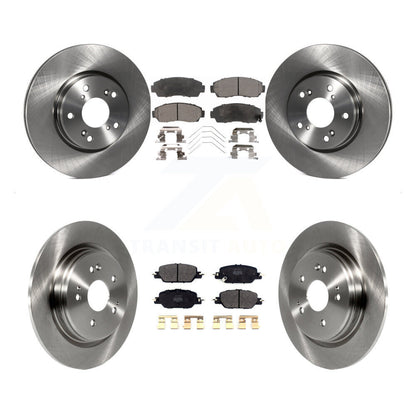 Kit de disques de frein à disque avant et arrière et plaquettes semi-métalliques pour Honda CR-V