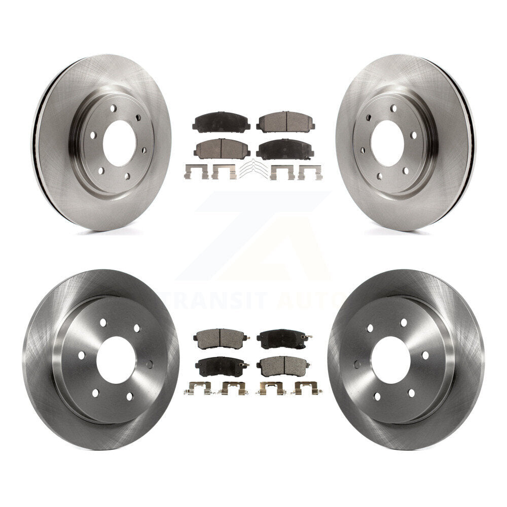 Kit de plaquettes de frein semi-métalliques pour rotors de frein avant et arrière, pour Nissan Armada avec Roto solide