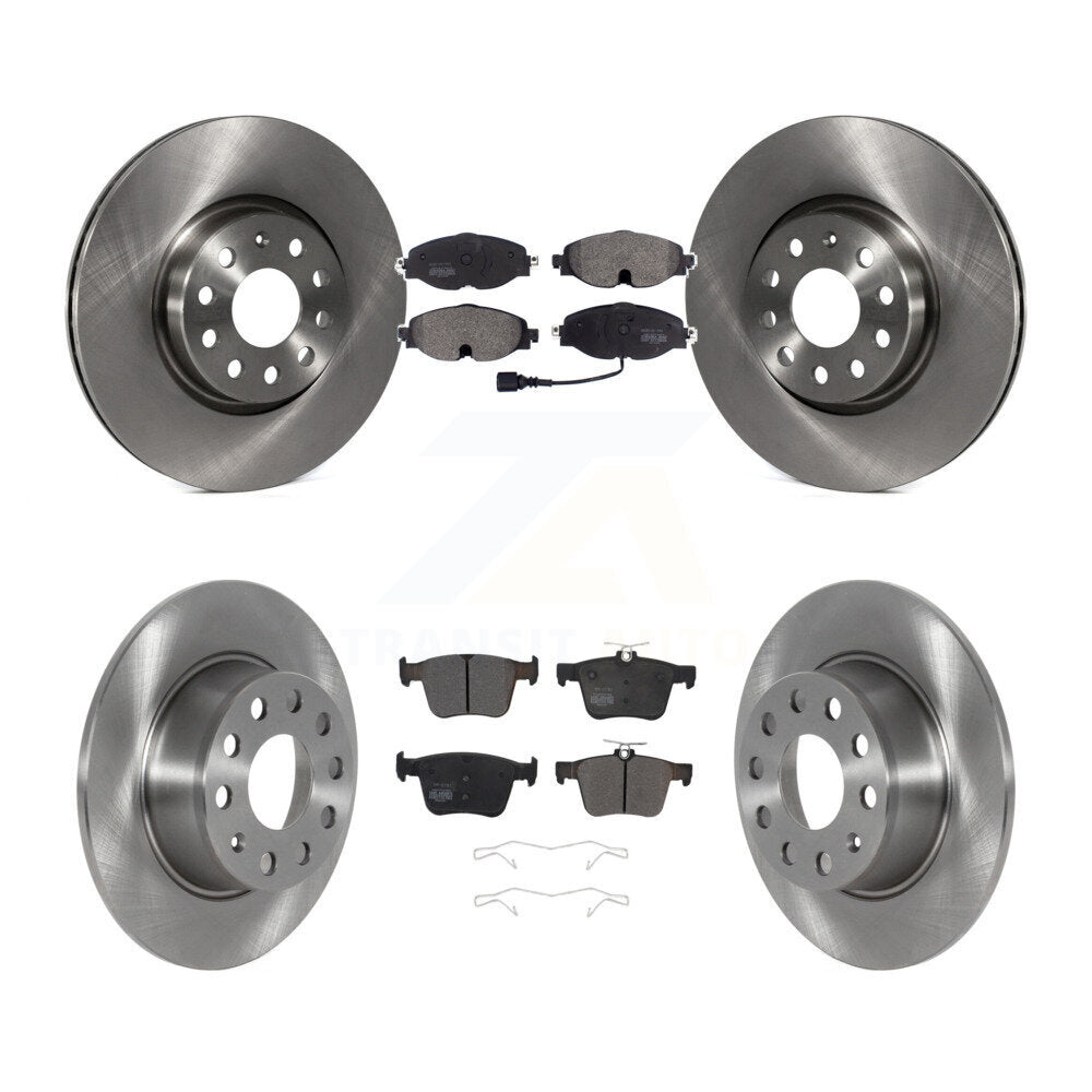 Kit de rotor de frein avant et arrière et plaquettes semi-métalliques pour Volkswagen Taos FW 2022 – 2023