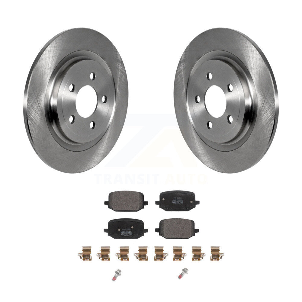 Kit de rotor de frein arrière et de plaquettes semi-métalliques pour Ford Explorer 2022-2024 3.0L/2.3
