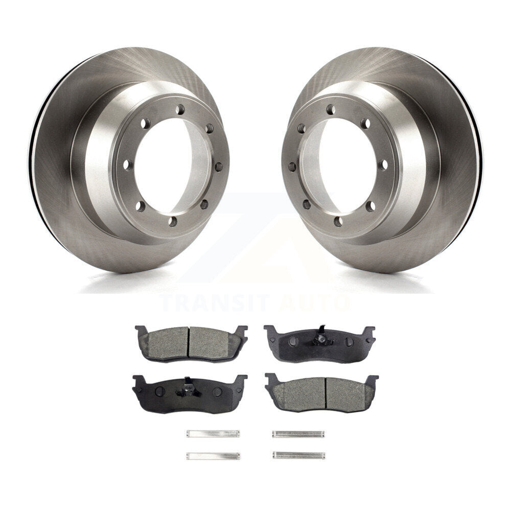 Rotors de frein arrière et kit de plaquettes semi-métalliques pour Ford F-150 01-03 avec roue à 8 écrous