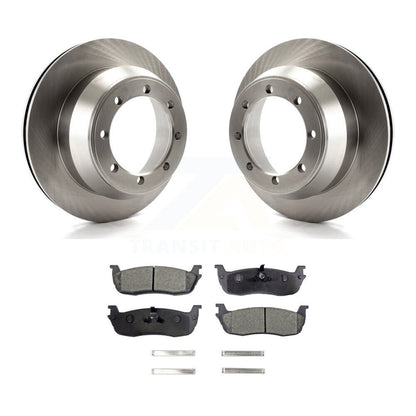 Rotors de frein arrière et kit de plaquettes semi-métalliques pour Ford F-150 01-03 avec roue à 8 écrous