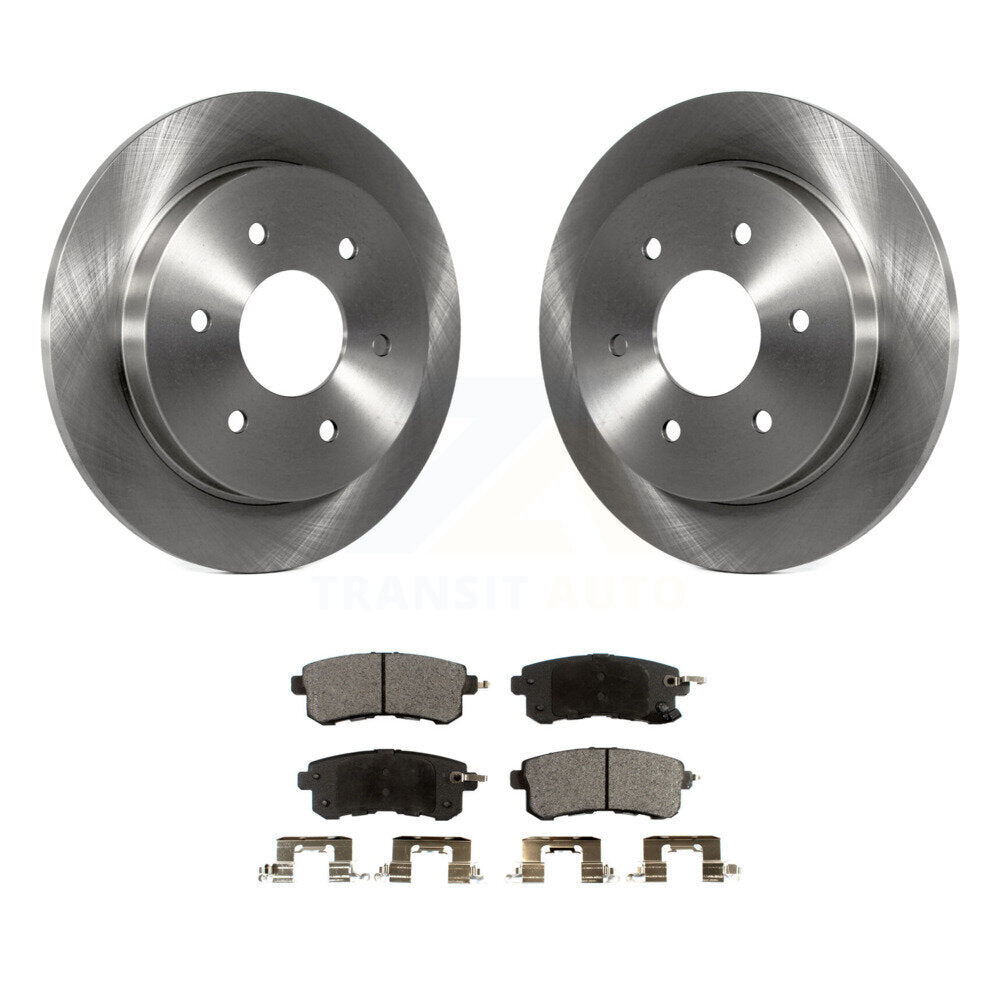 Kit de plaquettes de frein semi-métalliques pour rotors de frein arrière, pour Nissan Armada 17-19 avec Roto solide