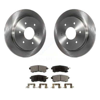 Kit de plaquettes de frein semi-métalliques pour rotors de frein arrière, pour Nissan Armada 17-19 avec Roto solide