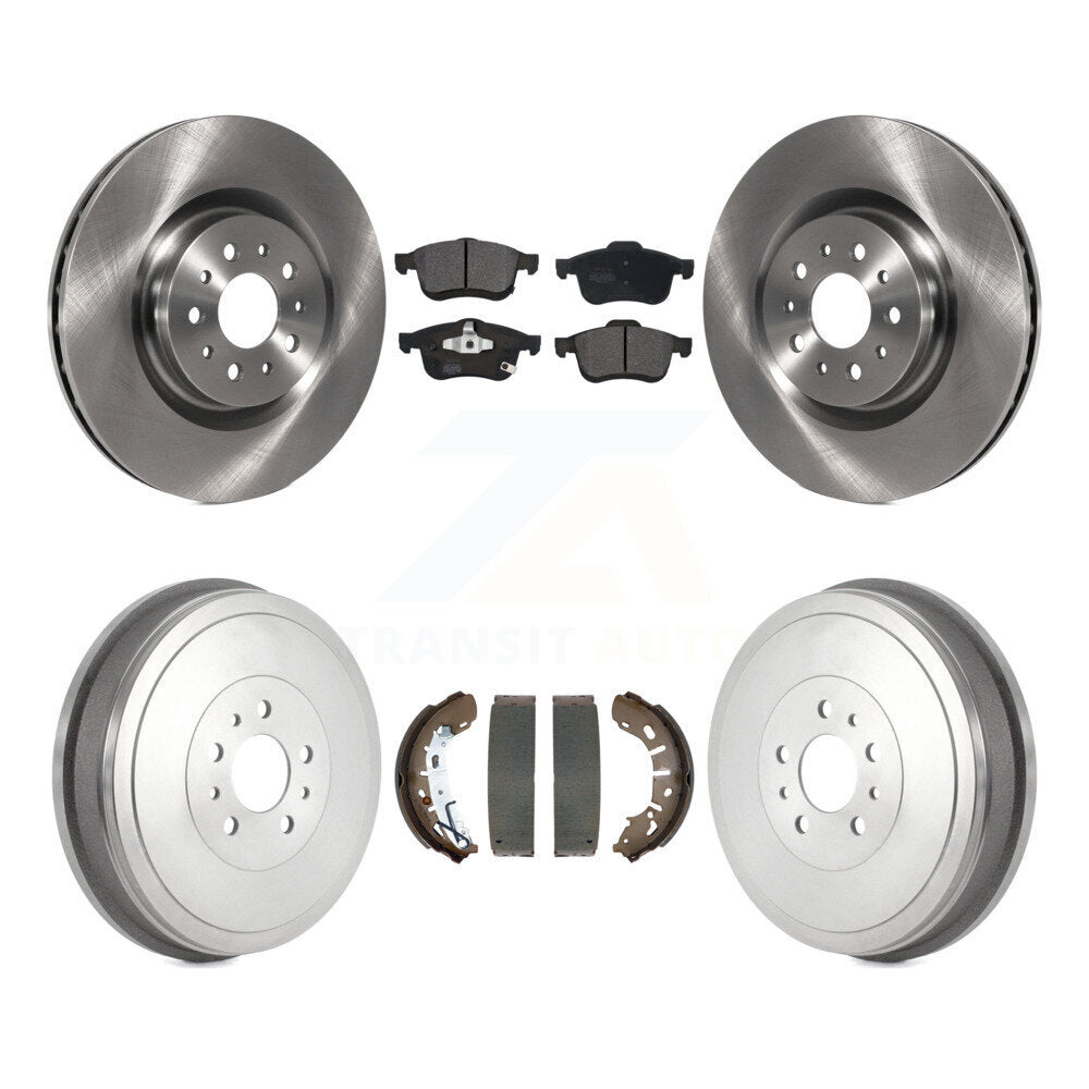 Kit de plaquettes et de tambour semi-métalliques, Rotor de frein avant et arrière, pour Ram ProMaster Cit 15-21