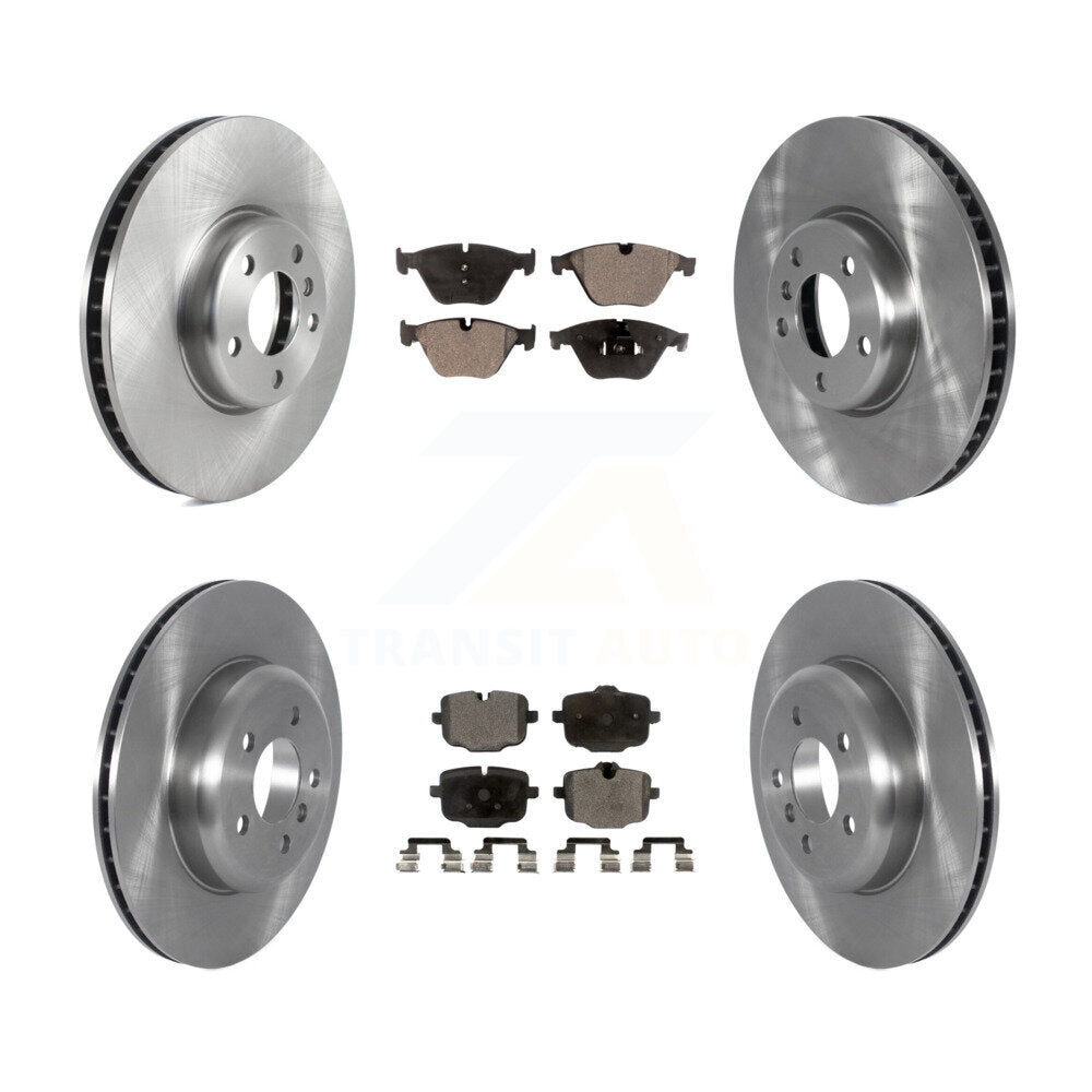Kit de disques de frein à disque avant et arrière et plaquettes semi-métalliques (6 pièces) pour BMW 535i